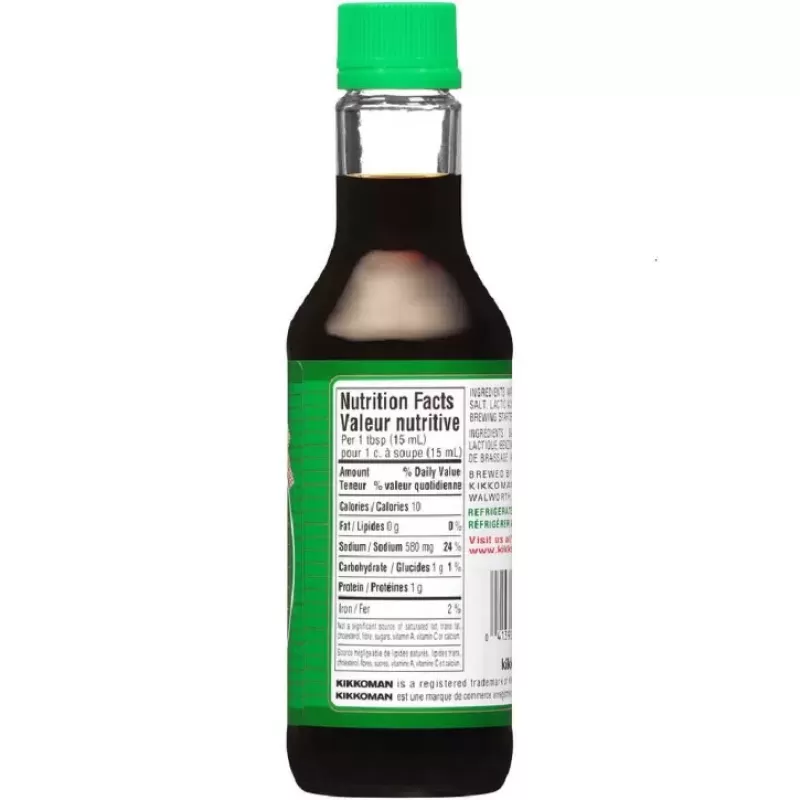 Kikkoman Soy Sauce Less Sodium
