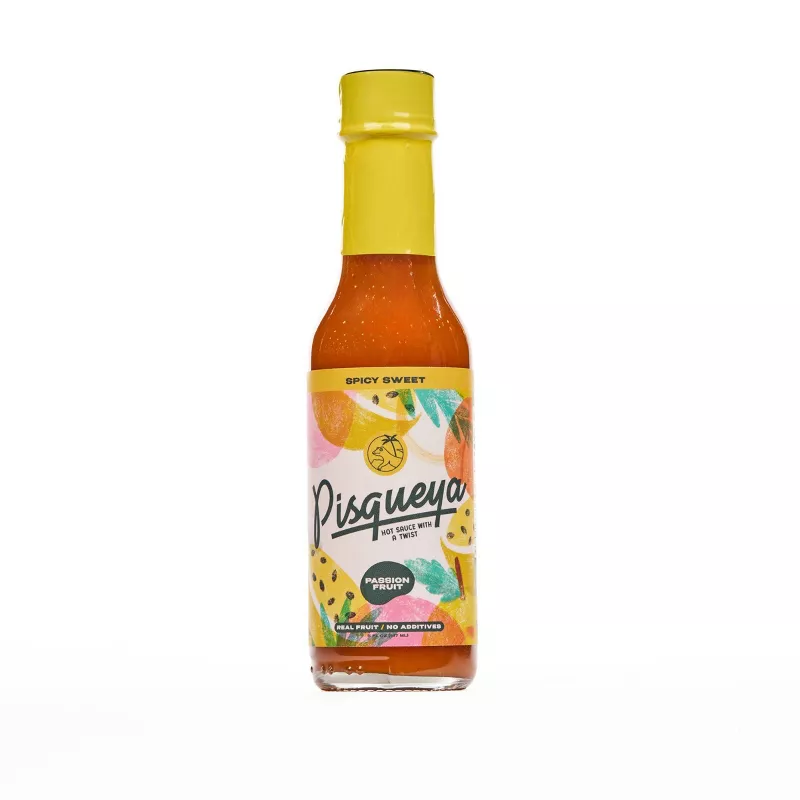 Pisqueya Passion Fruit Spicy Sweet Hot Sauce