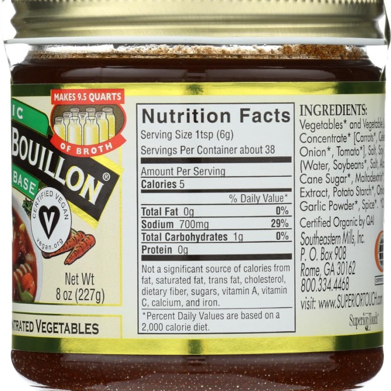 Better Than Bouillon Organic Vegetable Base