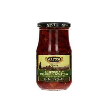 Alessi Julienne Cut Sun Dried Tomatoes in Extra Virgin Olive Oil