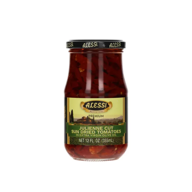 Alessi Julienne Cut Sun Dried Tomatoes in Extra Virgin Olive Oil