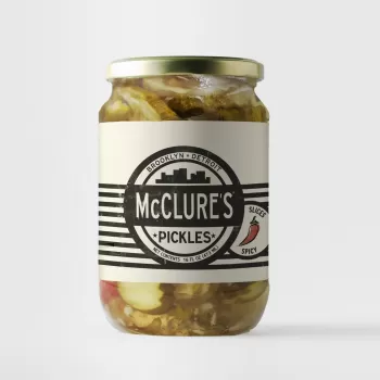 McClure’s Spicy Dill Pickle Slices, 16 oz Jar