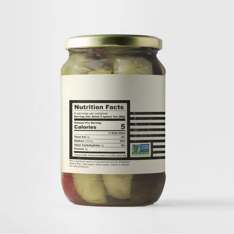 McClure’s Spicy Dill Pickle Slices, 16 oz Jar